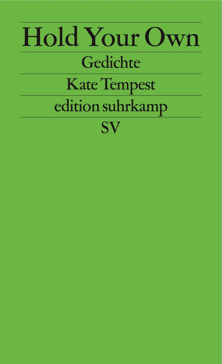 Kate Tempest Hold Your Own Cover Original