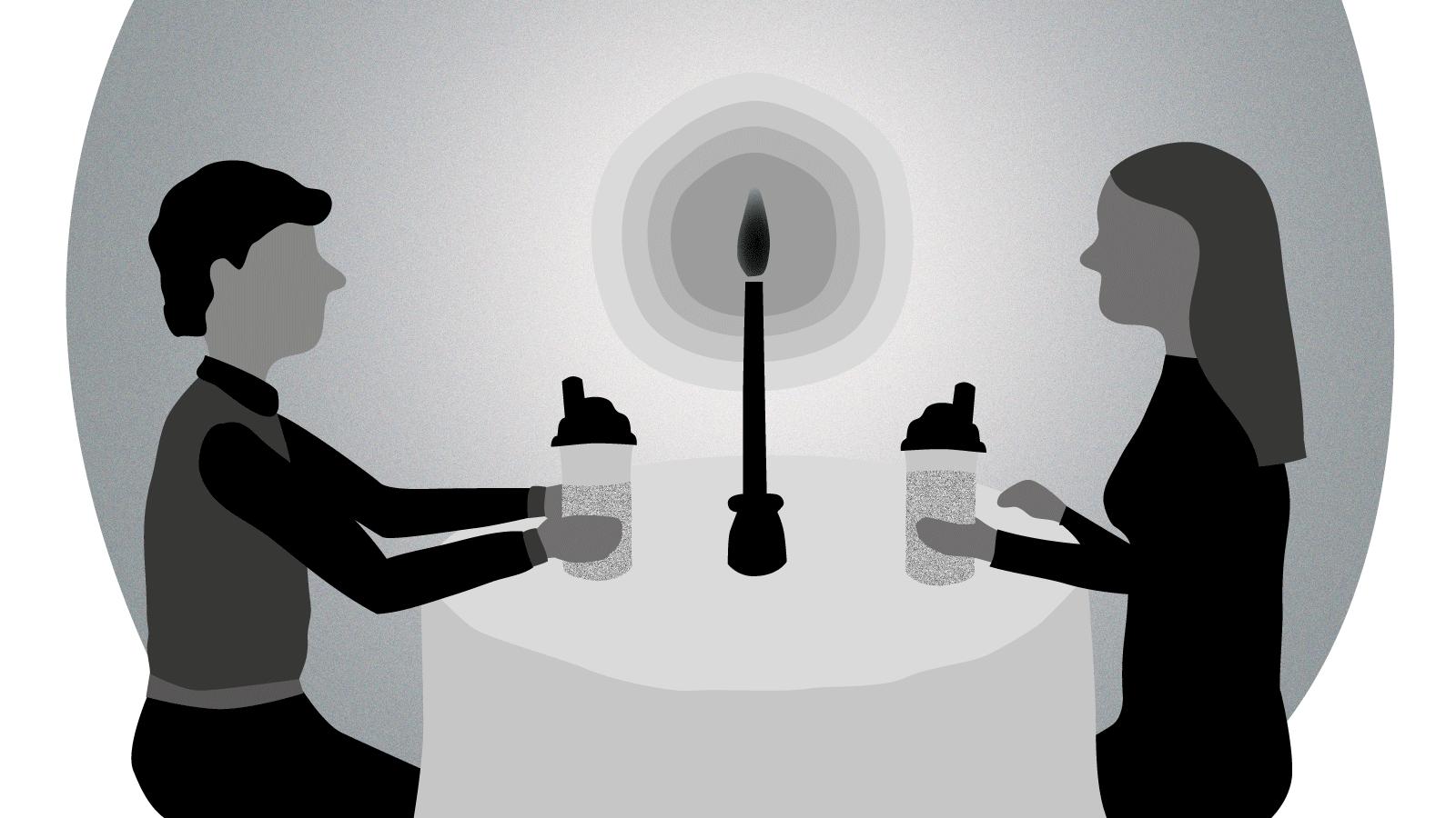 Fragmente Shake statt Essen
