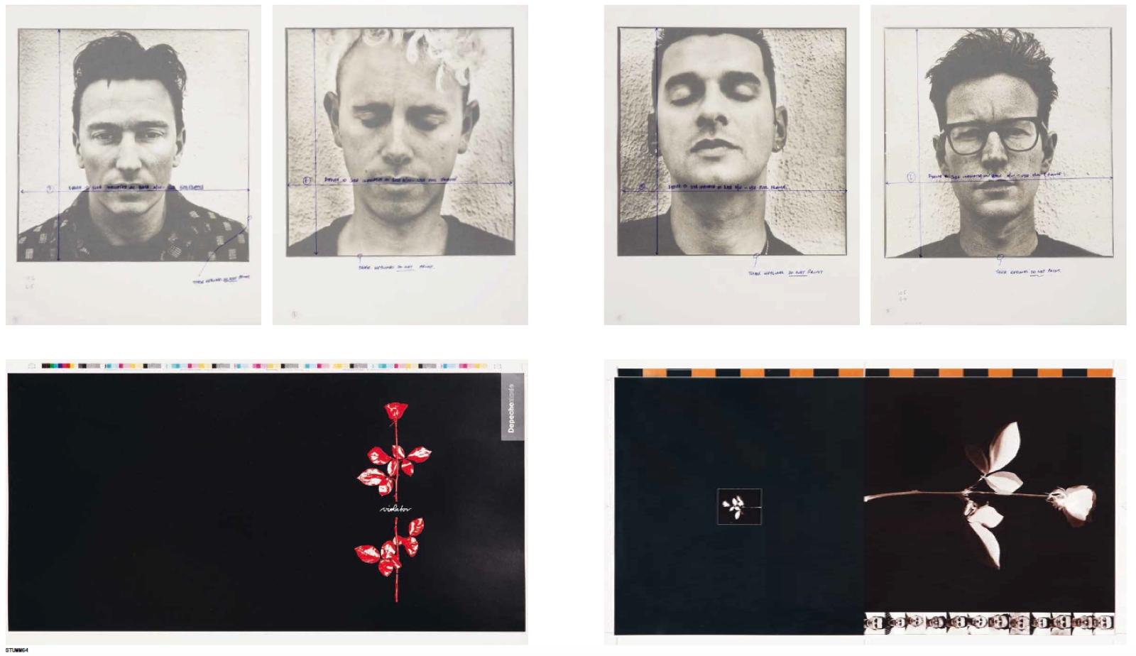 Mute Buch Depeche Mode Violator Proofs