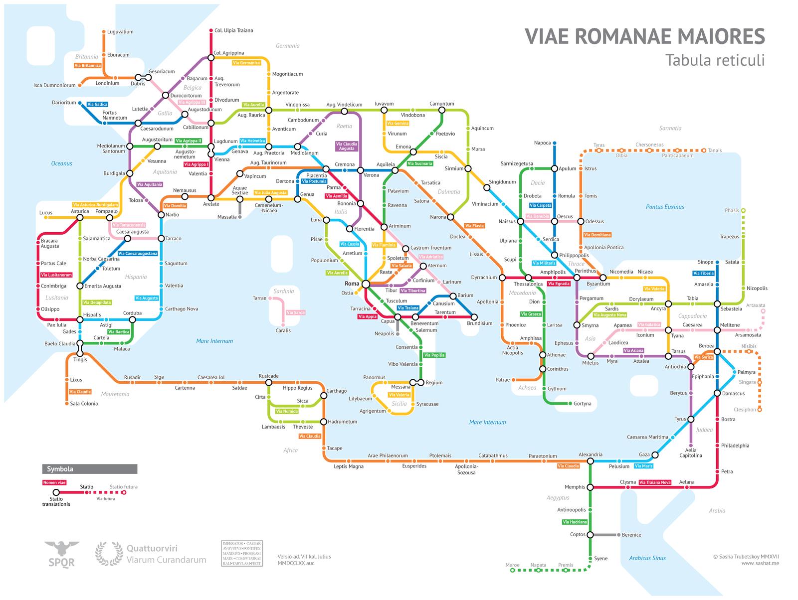 Roman Roads Gute Karte Altimage