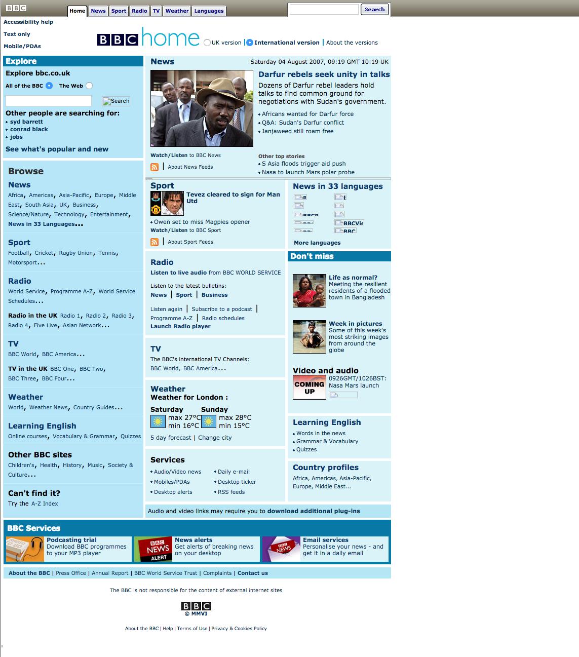 Ten Years Ago BBC