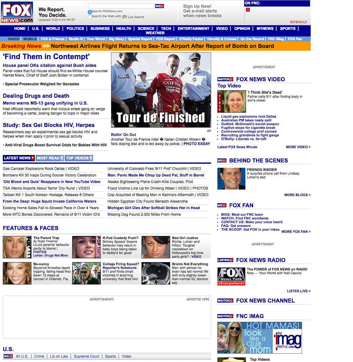 Ten Years Ago Fox