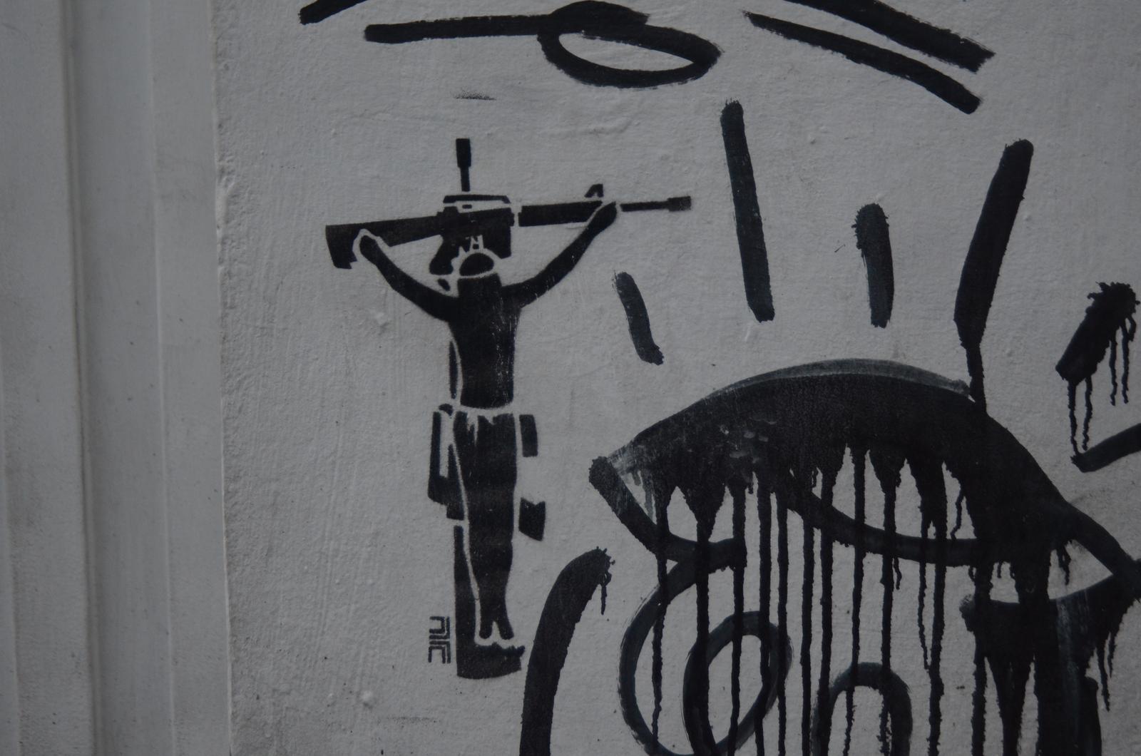 War on Drugs Stencil