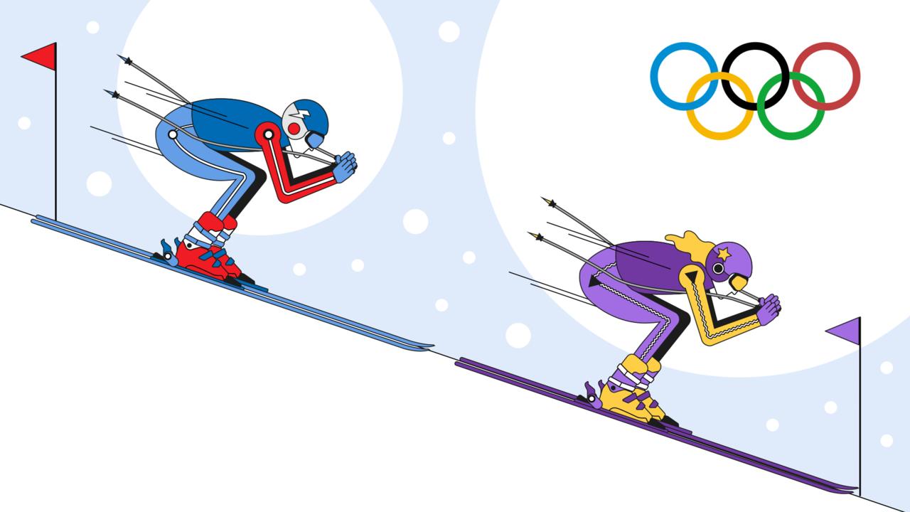Das Filter Pyeongchang Infografik 2018 start