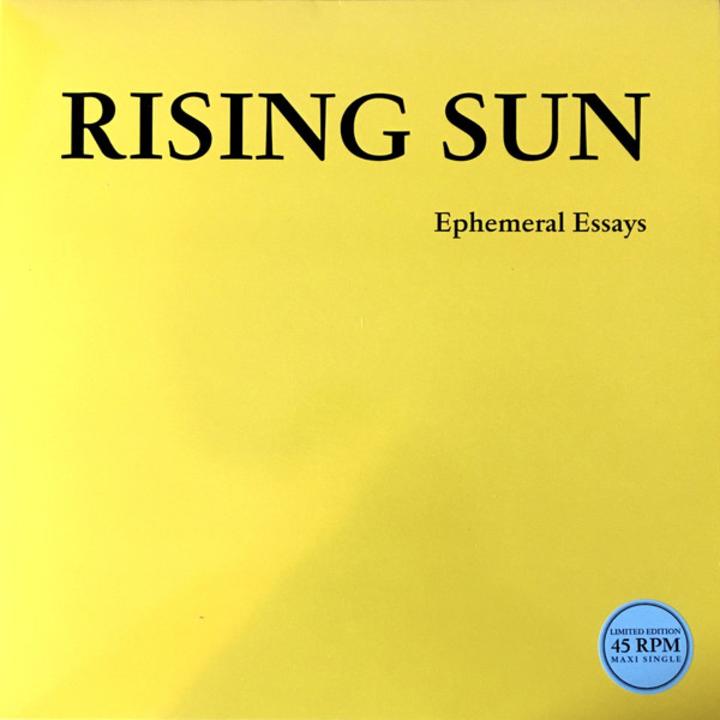 Rising Sun Ephemeral Essays Artwork