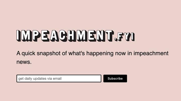 impeachment fyi leseliste