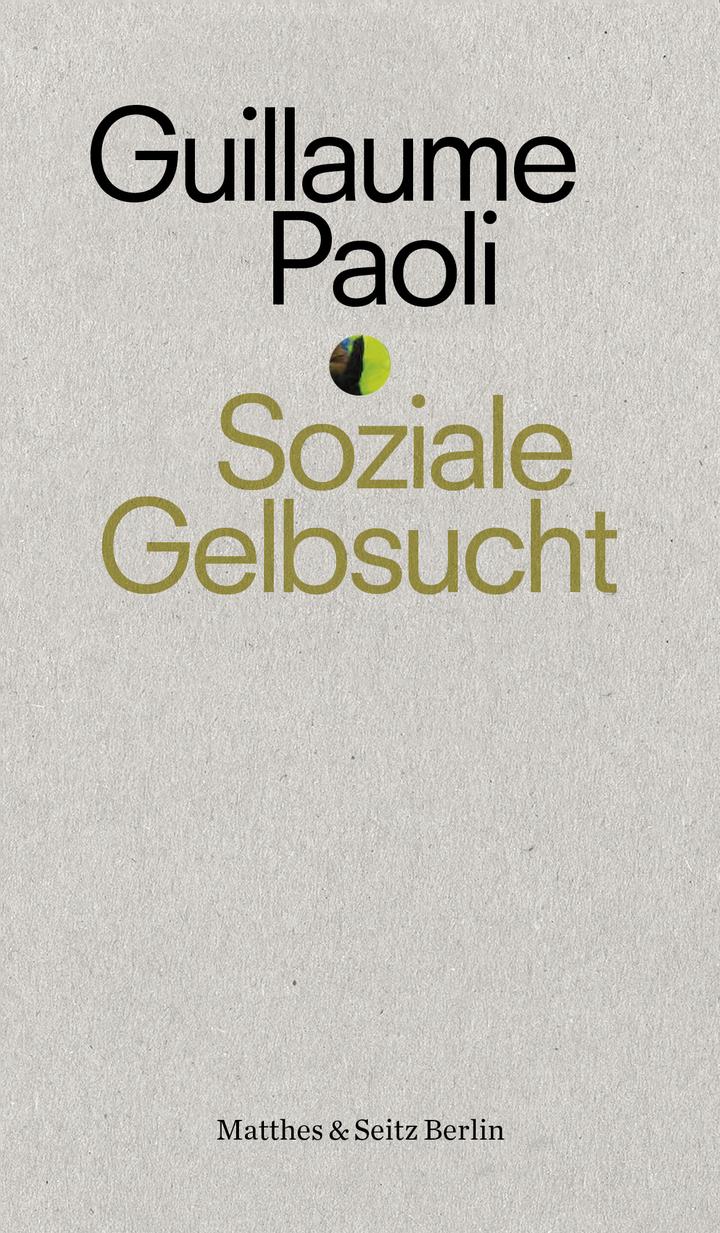 Pageturner Februar 2020 Guillaume Paoli - Soziale Gelbsucht Cover