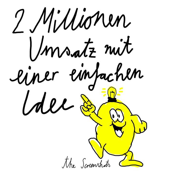 The Screenshots – 2 Millionen Umsatz mit einer einfachen Idee Cover