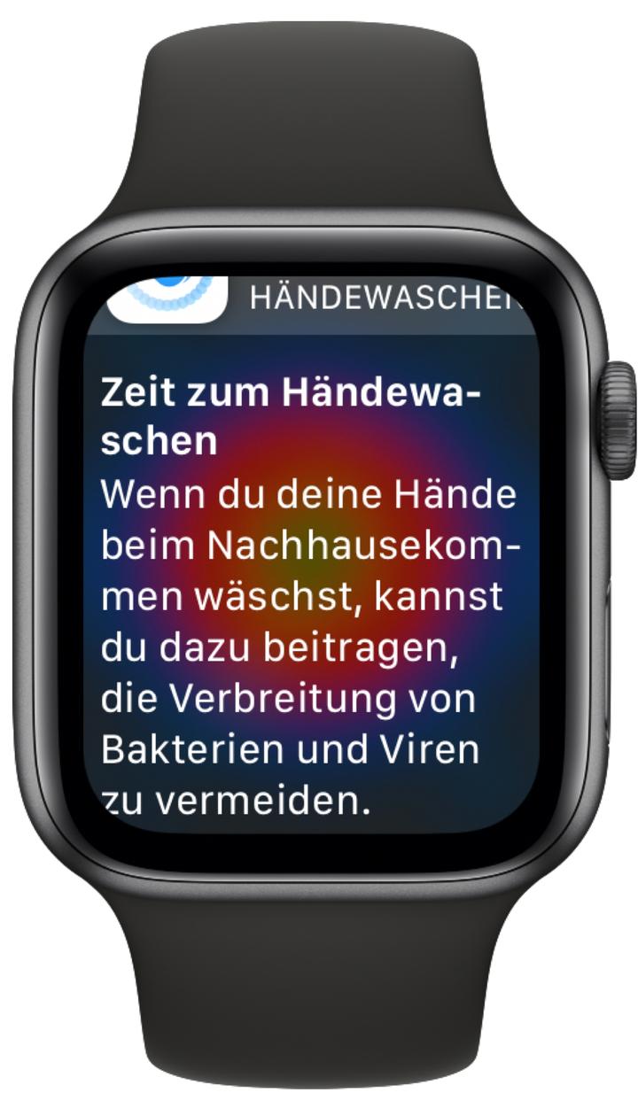 Apple Watch Series 6 Hände Waschen
