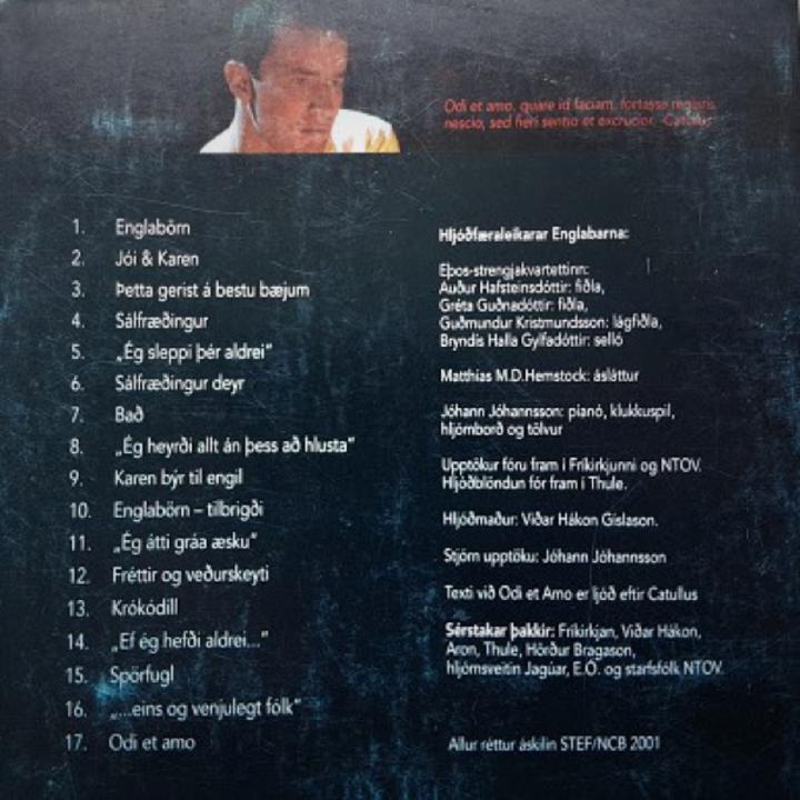 Englabörn 2001 back