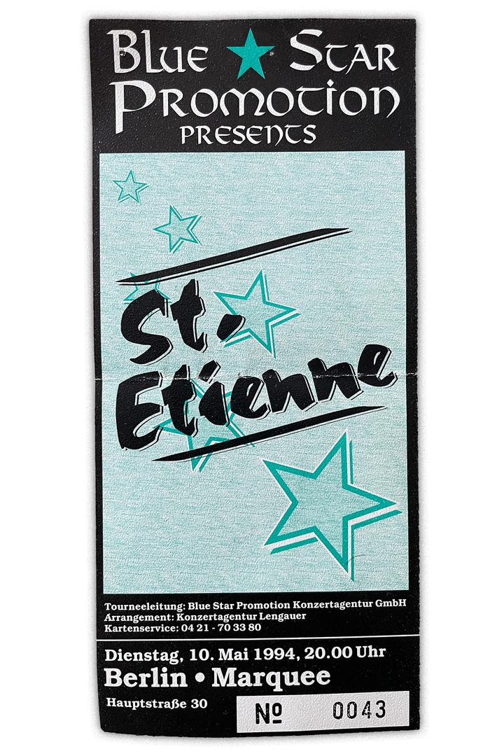 Konzerterinnerungen Saint Etienne Berlin 1994 full