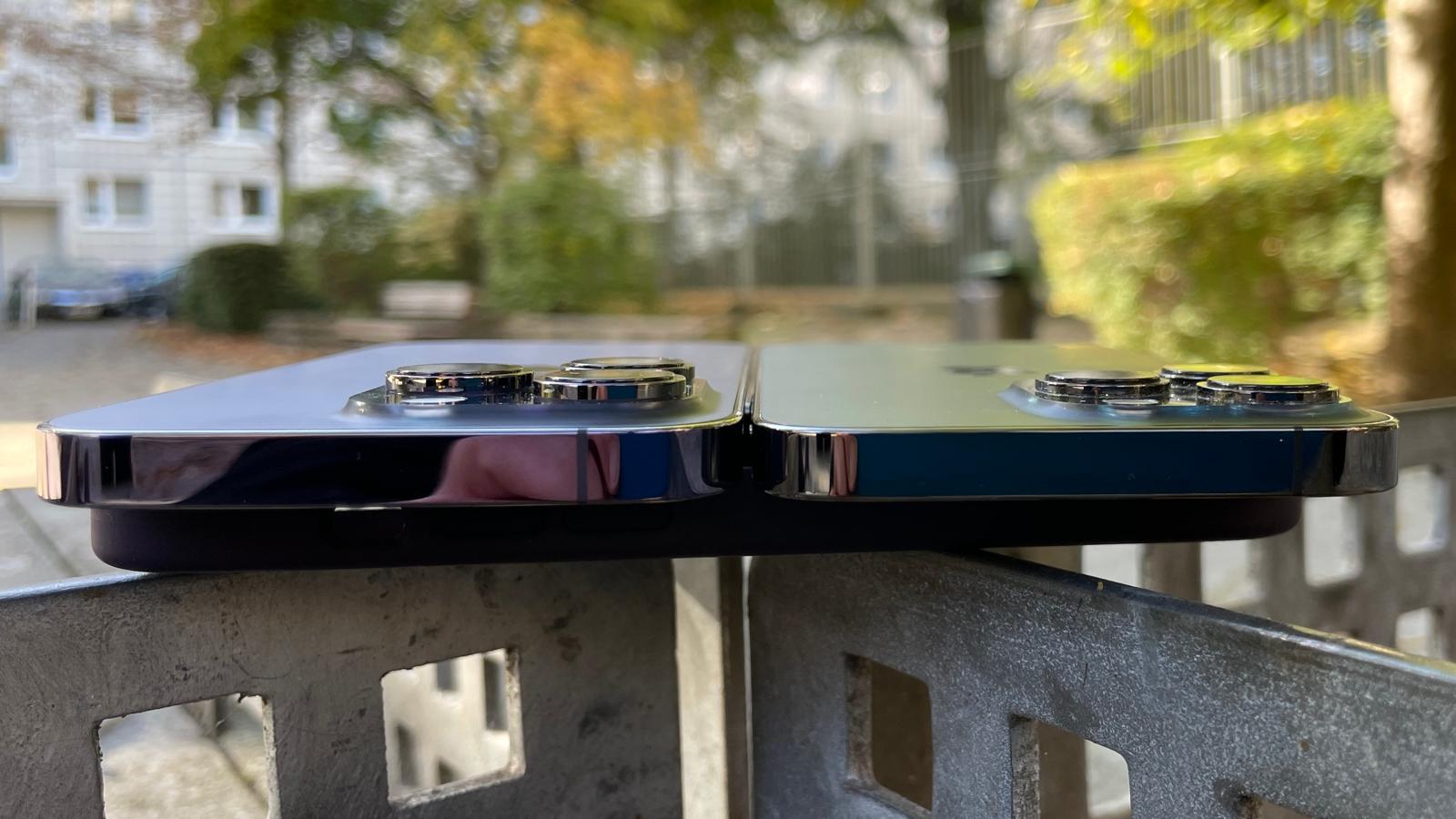 iPhone 13 Pro vs iPhone 14 Pro Kamera Hügel