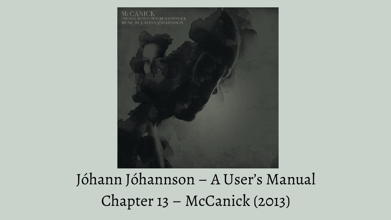 Johann Johannsson McCanick Banner
