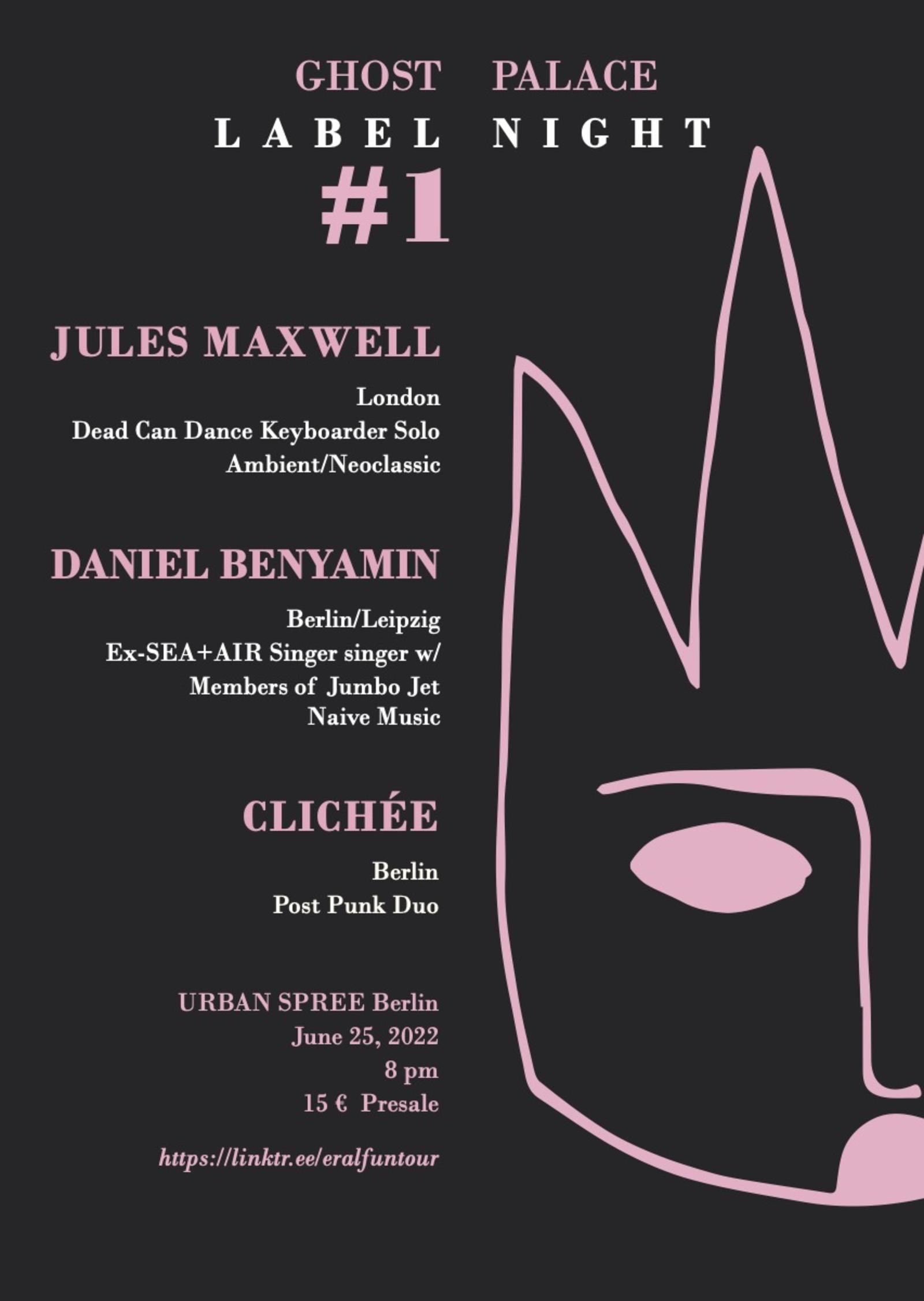 Ghost Palace Label Night Flyer