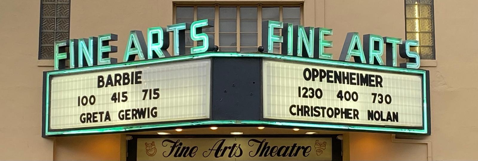 Hängengeblieben 2023 In einem Kino in North Carolina laufen Barbie und Oppenheimer gleichzeitig
