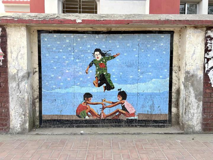 Dhaka Straßenkunst