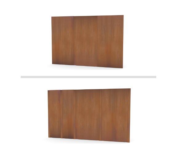 Cloture corten