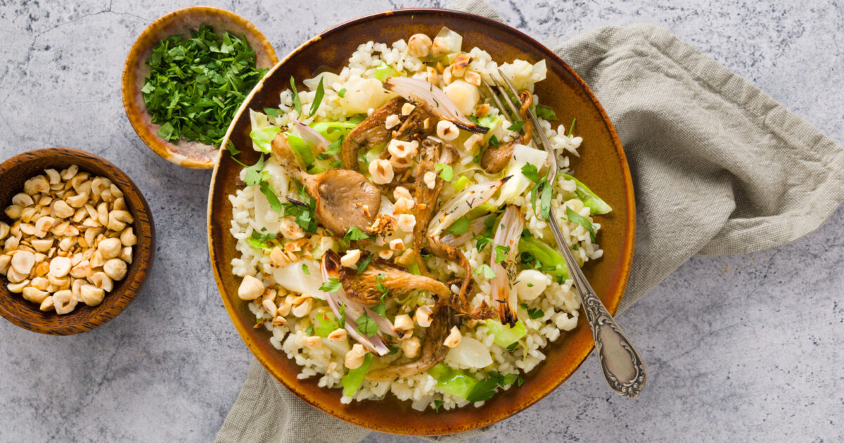 Risotto met geroosterde hazelnoten Recepten uit onze maaltijdboxen