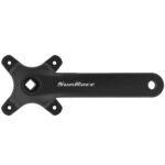 crankset FCM800 175 mm 10-12S zwart 2-delig crankset FCM800 175 mm 10-12S zwart 2-delig