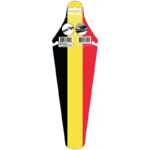 achterspatbord België 34 cm zwart/geel/rood achterspatbord België 34 cm zwart/geel/rood