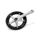 Miche Crankstel Pista Advanced 170mm 49tds. 1/8 zilver