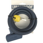 UrbanProof spiraalkabelslot 12mm x 150cm mat blauw UrbanProof spiraalkabelslot 12mm x 150cm mat blauw
