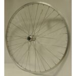 achterwiel velgrem 28 inch 36G zilver achterwiel velgrem 28 inch 36G zilver