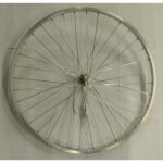 voorwiel Parallex 26 inch velgrem 36G zilver voorwiel Parallex 26 inch velgrem 36G zilver
