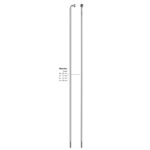 Alpina Spaak Zink 14-186 zonder nippel zilver (144st)