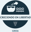 Logo de Creciendo en libertad GRESA