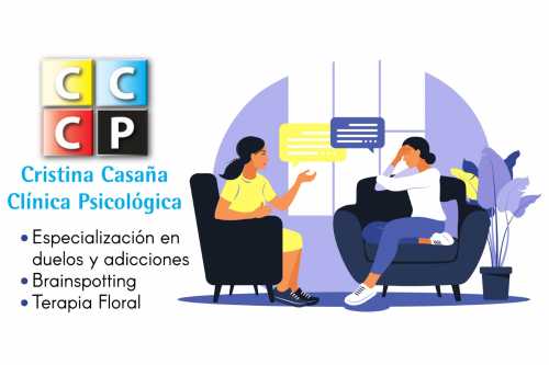 Logo de Lic. Cristina Casaña. Atención presencial y online