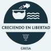 Logo de Creciendo en libertad GRESA