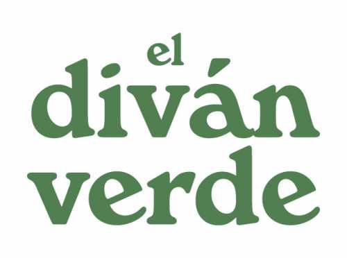 Logo de El Diván verde
