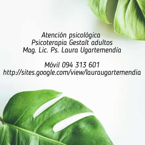 Logo de Mag. Lic. Ps. Laura Ugartemendía.