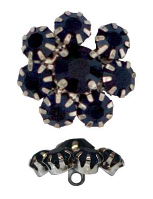 Strass metal button | AyB Hislabor