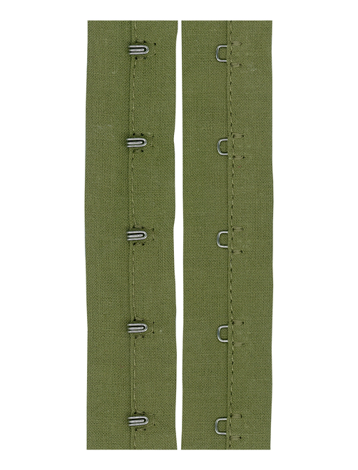 Cotton hook & eye tape | AyB Hislabor