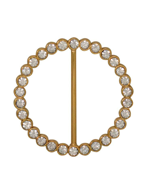 Hebilla redonda strass | AyB Hislabor