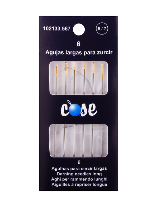 Agujas largas para zurcir | AyB Hislabor