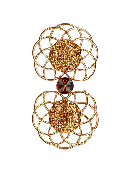 Broche metal crist strass | AyB Hislabor