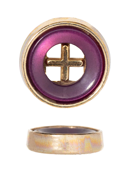 Botón metal-poliéster 4ag | AyB Hislabor