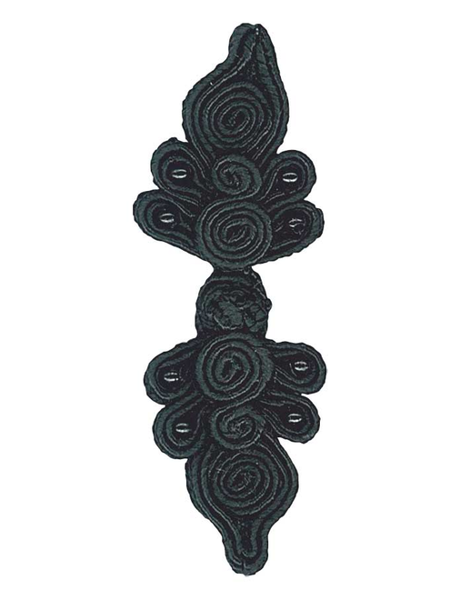 Pearl rayon frog button | AyB Hislabor