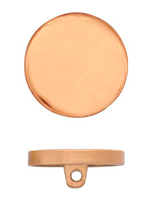 Botón metal pie plano | AyB Hislabor