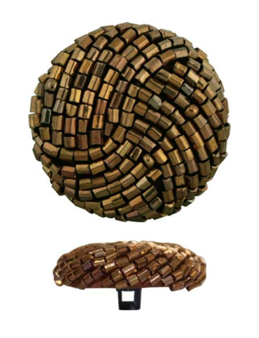 Crystal beads button | AyB Hislabor