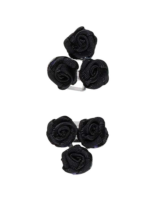 Satin flower brooch large | AyB Hislabor