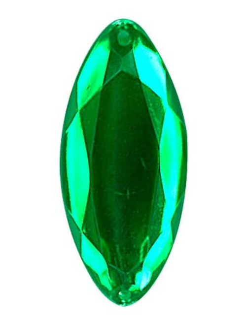 Pointed oval acrylic bead | AyB Hislabor