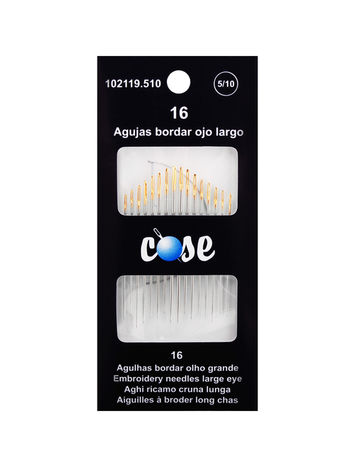 Agujas bordar ojo largo | AyB Hislabor