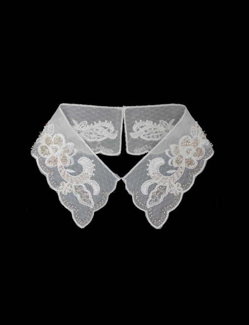 Cuello bordado canutillo | AyB Hislabor