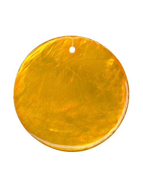 Nacre double pendant 35mm | AyB Hislabor