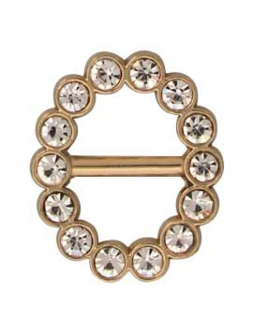 Hebilla oval strass 10mm | AyB Hislabor