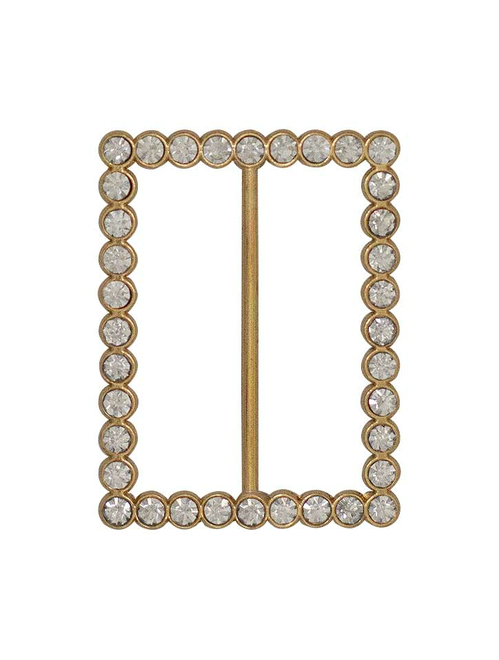 Hebilla rectángulo strass | AyB Hislabor